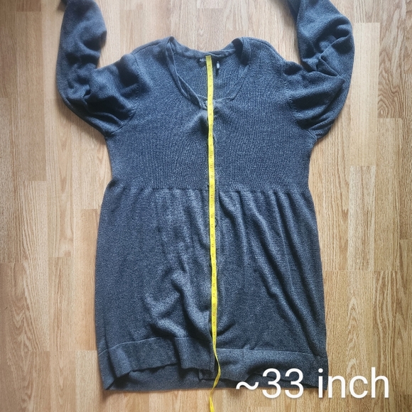 Daisy Fuentes Long-Sleeve Button-Up Sweater - Picture 7 of 8